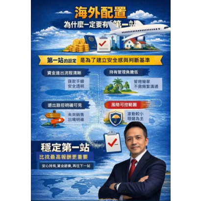 《為什麼我會建議：海外配置一定要有「第一站」》